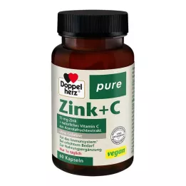 DOPPELHERZ Cápsulas puras de Zinc+C, 60 uds