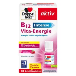 Botella para beber energía Doppelherz B12 Intense Vita, 18 piezas