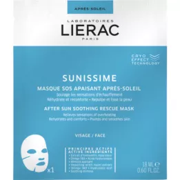 LIERAC Sunissime mascarilla calmante para después del sol SOS , 1X18 ml