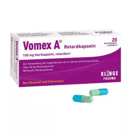 VOMEX Cápsulas de liberación sostenida, 20 uds