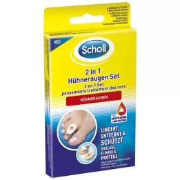 SCHOLL 2in1 Corns Set, 1 P
