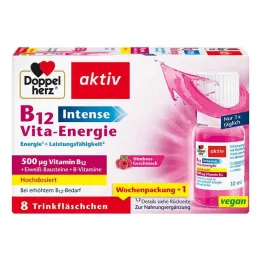 Botella para beber energía Doppelherz B12 Intense Vita, 8 piezas