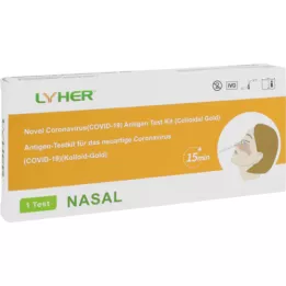 LYHER Antígeno Frotis de nariz de prueba rápida, 1 pz