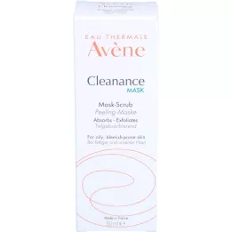 AVENE Cleanance MASK Mascarilla exfoliante de celulosa natural, 50 ml