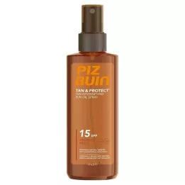 PIZ Buin Tan &amp; Spray de aceite protector solar LSF 15, 150 ml