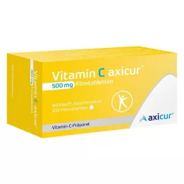 VITAMIN C AXICUR Comprimidos recubiertos con película de 500 mg, 100 uds