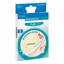 höga blister yeso pie grande 9,6 x 6,6 cm, 3 piezas