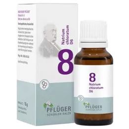 BIOCHEMIE Glóbulos D 6 de Pflüger 8 Natrium chloratum, 15 g