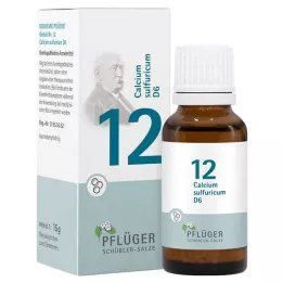 BIOCHEMIE Pflüger 12 Calcio sulfuricum D 6 Glob., 15 g