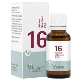 BIOCHEMIE Cloruro de litio Pflüger 16 D 12 Glob., 15 g