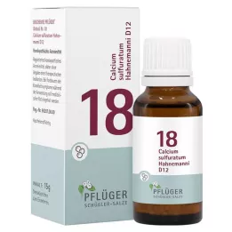 BIOCHEMIE Pflüger 18 Sulfuro de calcio D 12 Glob., 15 g