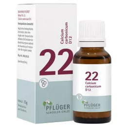 BIOCHEMIE Pflüger 22 Calcio carbonico D 12 Glob., 15 g