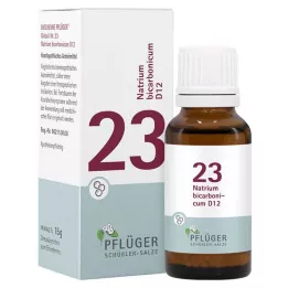 BIOCHEMIE Pflüger 23 Bicarbonato de sodio D 12 g, 15 g