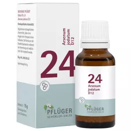 BIOCHEMIE Pflüger 24 Arsenum yodatum D 12 Globuli, 15 g