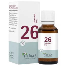 BIOCHEMIE Glóbulos de selenio D 12 de Pflüger 26, 15 g