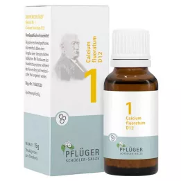 BIOCHEMIE Pflüger 1 Fluoruro de calcio D 12 Glóbulos, 15 g