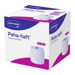 PEHA-HAFT Venda de fijación sin látex 8 cm x 21 m, 1 ud