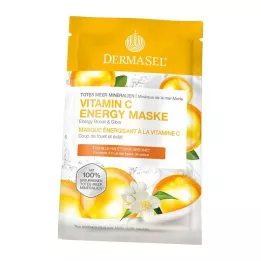 DERMASEL Mascarilla energética con vitamina C del Mar Muerto, 12 ml