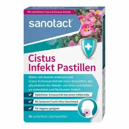 sanotact® Pastillas de infección de Cistus, 30 ST