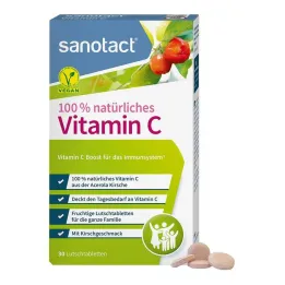 Pastillas sanotact de vitamina C 100% natural, 30 piezas