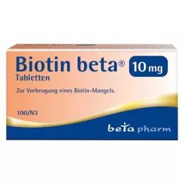 BIOTIN BETA Comprimidos de 10 mg, 100 uds