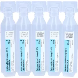 NATRIUMCHLORID-Solución al 0,9% Deltamedica Luer Pl., 20X20 ml