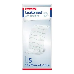 Leukomed® piel sensible 10x25 cm, 5 piezas