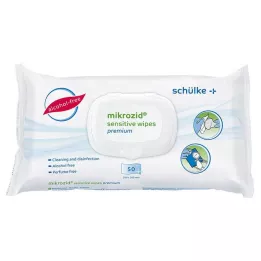 MIKROZID Toallitas sensibles premium Des.MP+Flä.Softp., 50 piezas