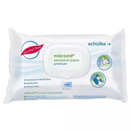 MIKROZID Toallitas sensibles premium Des.MP+Flä.Softp., 100 uds