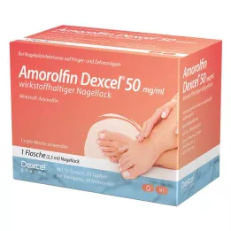 Amorolfina Dexcel 50 mg/ml ingrediente activo esmalte de uñas (2,5 ml)