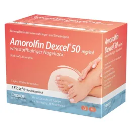 Amorolfin Dexcel® 50 mg/ml esmalte de uñas activo, 3 ml