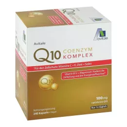 COENZYM Cápsulas Q10 100 mg + vitaminas + minerales, 240 uds