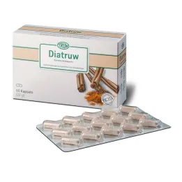 Cápsulas de extracto de canela Diatruw, 60 piezas