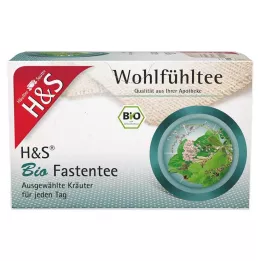 Bolsas de filtro de té orgánico para ayunas H&S, 20 x 1,5 g