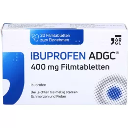 IBUPROFEN ADGC Comprimidos recubiertos con película de 400 mg, 20 uds