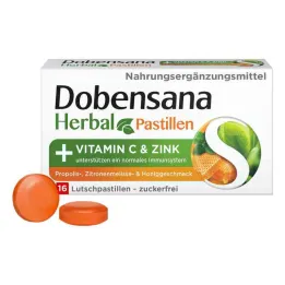 Dobensana Miel Herbal Vitaminas C & Zinc Pastil.(16 piezas)