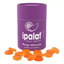 IPALAT Pastillas edición sabor mango-maracuyá, 40 piezas