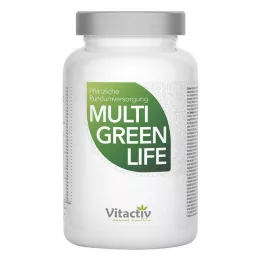 MULTI GREEN Life Vitamins &amp; Cápsulas de minerales, 90 unidades
