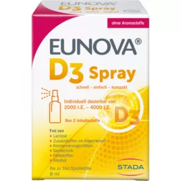 EUNOVA Spray de vitamina D3, 8 ml