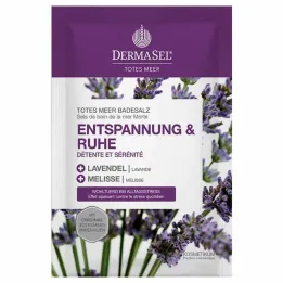 Dermasel Sal de Baño del Mar Muerto Relajación &amp; Calma, 80 g