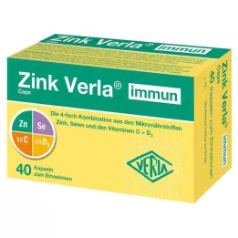ZINK VERLA Cápsulas inmunológicas, 40 uds