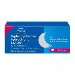 DIPHENHYDRAMINHYDROCHLORID STADA Comprimidos de 50 mg, 20 uds