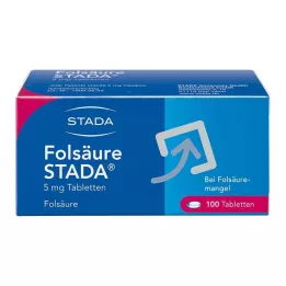 FOLSÄURE STADA Comprimidos de 5 mg, 100 uds