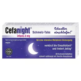 CEFANIGHT Comprimidos fundibles Intens 2 mg, 60 uds