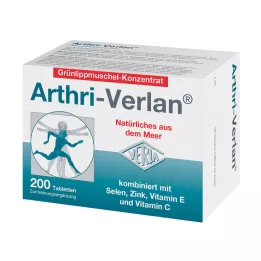 ARTHRI-VERLAN Para tabletas de suplemento dietético, 200 uds