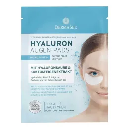 Almohadillas para ojos hialurónicos del Mar Muerto Dermasel, 1 p