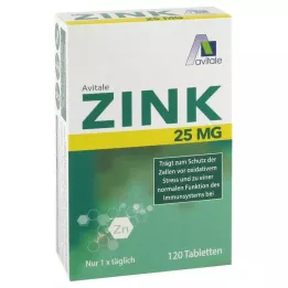 ZINK Comprimidos de 25 mg, 120 uds