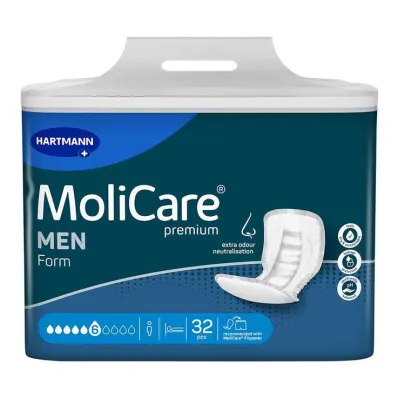 Forma premium MoliCare® MEN 6 gotas, 32 piezas