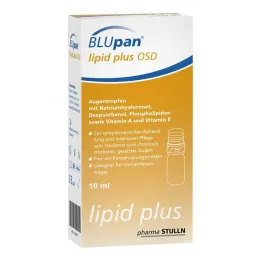 Blupan lípido más gotas para los ojos Osd, 1x10 ml