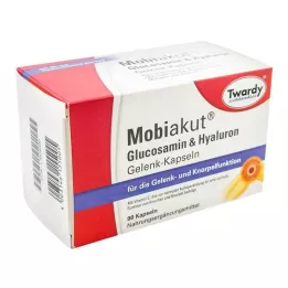cápsulas articulares deMOBIAKUT glucosamina &amp; ácido hialurónico, 90 uds
